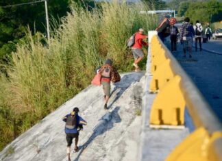 Cerca de 600 imigrantes de 12 países foram encontrados em dois caminhões no México