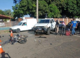 Motociclista fica ferido em acidente no bairro Cerrado em Patos de Minas