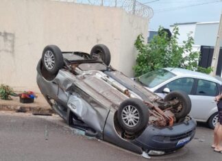 Patos de Minas – Criança sai ilesa após acidente no Bairro Alfonso Queiroz