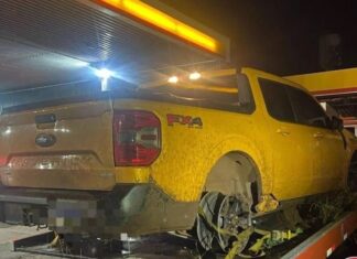 Empresário de Carmo do Paranaíba é preso trafegando pela MGC-354 em caminhonete sem os pneus