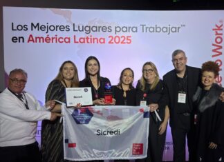 Sicredi é reconhecido como uma das melhores empresas para trabalhar na América Latina pelo GPTW LATAM 2025