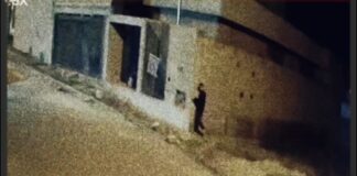 Carmo do Paranaíba – Vídeo mostra suspeito pulando muro de construção antes de furto à residência