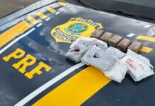 Patos de Minas – Passageira é presa com grande quantidade de cocaína pura em ônibus interestadual, durante fiscalização da PRF
