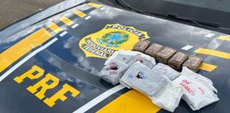 Patos de Minas – Passageira é presa com grande quantidade de cocaína pura em ônibus interestadual, durante fiscalização da PRF