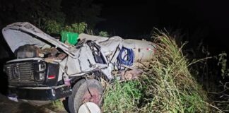 Motorista de 45 anos morre em acidente na LMG-740 envolvendo caminhão da Prefeitura de Lagoa Grande