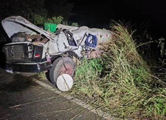 Motorista de 45 anos morre em acidente na LMG-740 envolvendo caminhão da Prefeitura de Lagoa Grande