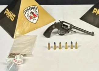 Coromandel – Operação da PM termina com suspeito morto, prisão e apreensão de armas