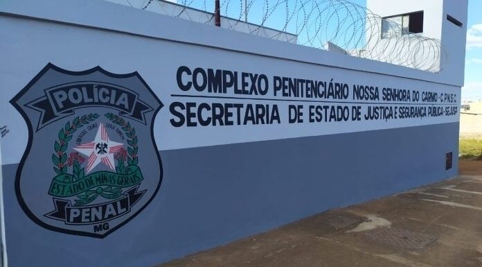 Detento é encontrado morto em cela da penitenciária de Carmo do Paranaíba na manhã desta terça-feira (5)