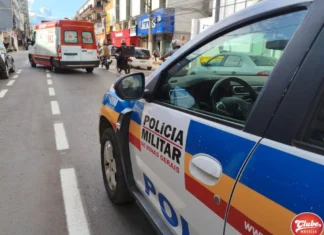 Idosa é atropelada por caminhão em Patos de Minas ao atravessar rua no centro da cidade