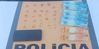 Motociclista é preso por tráfico de drogas e embriaguez ao volante após fuga em Monte Carmelo