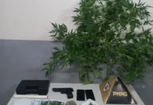 Pai e filho são presos após PM apreender grande quantidade de drogas no bairro Jardim Esperança, em Patos de Minas