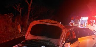 Homem morre em grave acidente envolvendo três veículos na BR-352, entre Carmo do Paranaíba e Lagoa Formosa