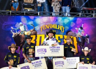 Fenamilho 2026 – Finais emocionantes do rodeio e show com Di Paullo & Paulino encerram o evento
