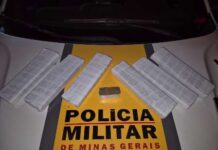 PMRv apreende grande quantidade de drogas sob os pés de passageiro em veículo na BR-352, em Abadia dos Dourados