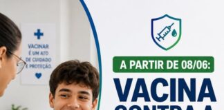 Carmo do Paranaíba – Vacina contra a influenza será liberada para toda a população a partir de 8 de junho