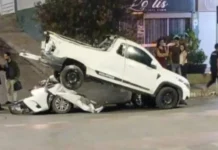 Grave acidente deixa dois veículos destruídos na Avenida Padre Almir, em Patos de Minas