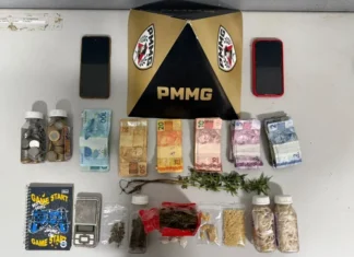 Varjão de Minas – Trio é preso com quase 500 pedras de crack e drogas em residência usada para o tráfico