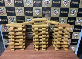 Polícia Militar apreende 87 barras de maconha em imóvel no bairro Saturnino Pereira, em São Gotardo
