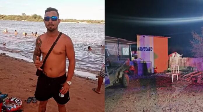 Homem é baleado 9 vezes por atirador encapuzado ao sair do banheiro em forró de Brasilândia de Minas