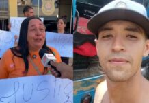 “Eu quero o meu filho vivo ou morto”: família faz manifestação por jovem ferido e sequestrado, veja vídeo