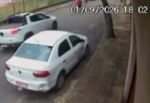 Câmera flagra atropelamento fatal em Carmo do Paranaíba