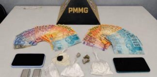 PM prende dois homens e apreende cocaína, maconha, dinheiro e motocicleta em ação contra o tráfico em Lagoa Formosa